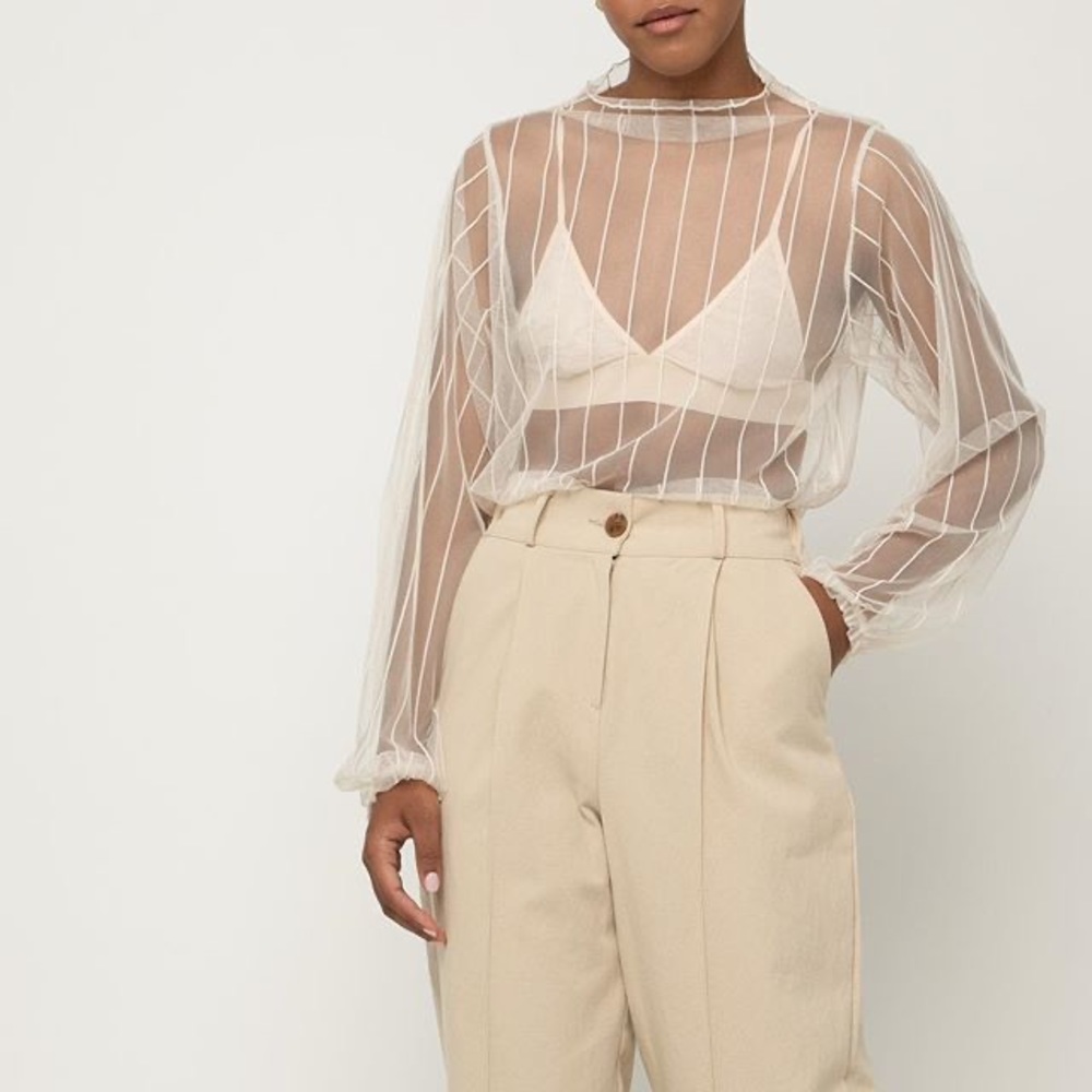 Oak and Fort Mesh Blouse
